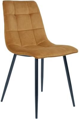 Sedia imbottita in velluto Middleton