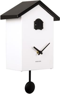 Horloge murale blanche Cuckoo New Traditional