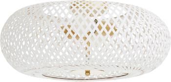 Design plafondlamp Evelyn van bamboehout, wit