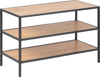 Scarpiera in legno e metallo Seaford