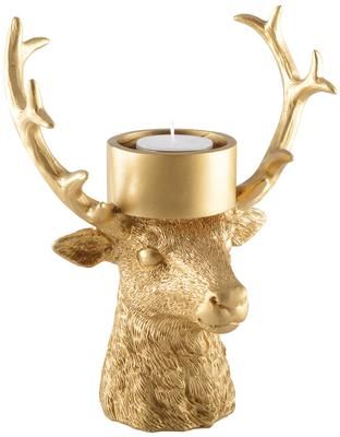 Bougeoir doré Deer