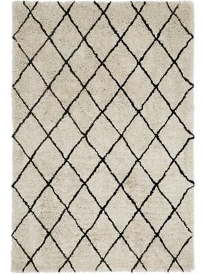 Alfombra artesanal de pelo largo Naima