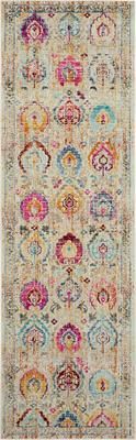 Alfombra de pelo corto Kashan, estilo vintage