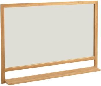 Wandspiegel Taciana mit Teakholzrahmen und Ablage