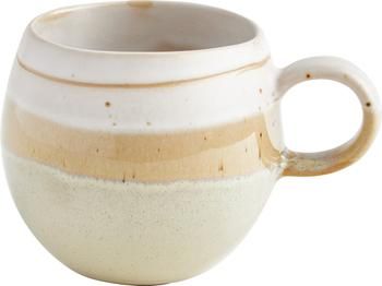 Handgemachte Tasse April mit effektvollen Farbverläufen