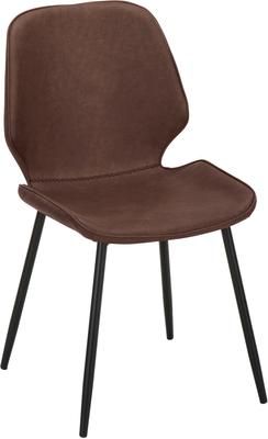 Sedia imbottita in similpelle Louis 2 pz