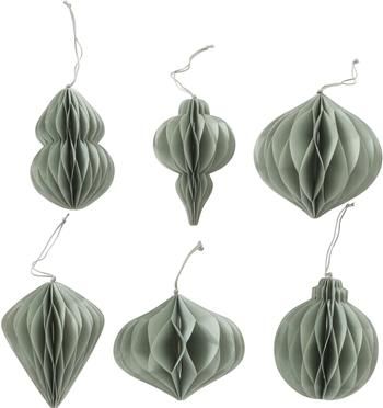 Handgemaakte decoratieve hangersset Sander, 6-delig