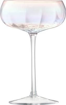 Coppa champagne in vetro soffiato Pearl 4 pz