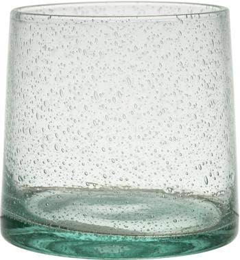 Verre à eau avec poches d'air emprisonné verre soufflé bouche Lorea, 6 pièces
