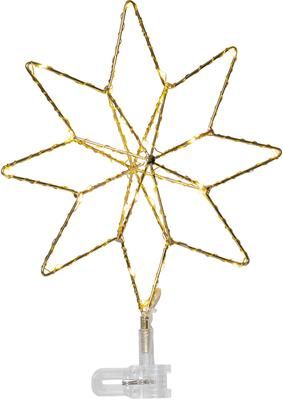 LED špic na vianočný stromček na batérie Topsy, V 30 cm