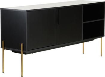 Credenza nera con ante Jesper