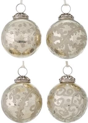 Weihnachtskugeln Dalmassi Ø 8 cm, 4 Stück