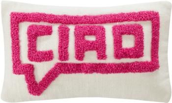Housse de coussin design à motifs tuftés Ciao