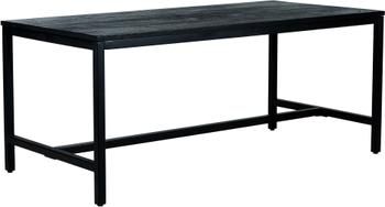 Table avec plateau en bois massif Raw