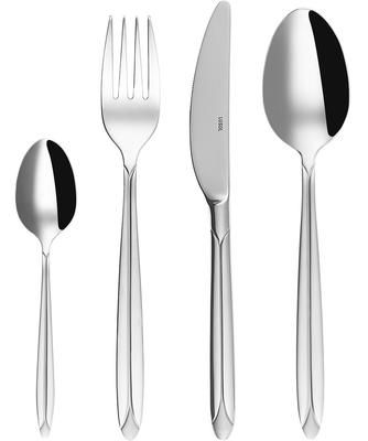 Set 70 posate argentate Orchid, 12 persone