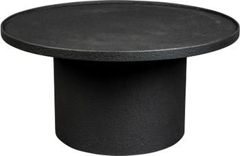 Table basse ronde noire Winston