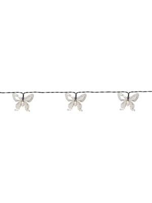 Guirlande lumineuse solaire Papillon, 280 cm, 15 lampions