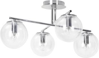 Lampada da soffitto in vetro trasparente Atlanta