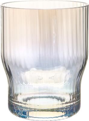 Verre à eau soufflé bouche éclat nacré Juno, 4 pièces
