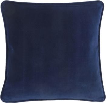Housse de coussin velours bleu marine Dana