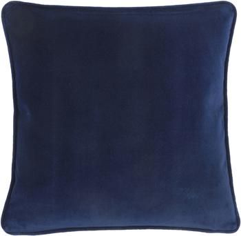 Federa cuscino divano in velluto blu navy Dana