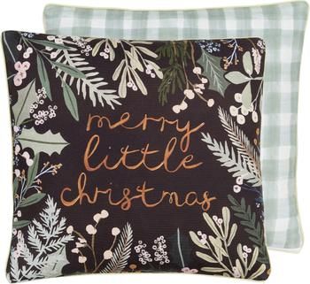 Housse de coussin 45x45 réversible Merry Little Christmas par Candice Gray