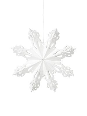 Sneeuwvlok hangers Snowflake Ø 15 cm, 2 stuks
