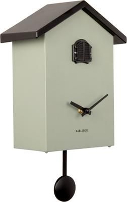 Horloge murale vert clair Cuckoo New Traditional
