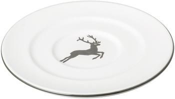 Handbemalte Untertasse Gourmet Grauer Hirsch