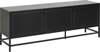 Credenza in metallo nero Newton
