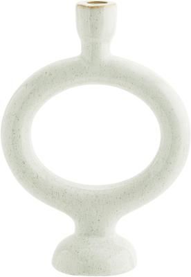 Candelabro in gres bianco Geo