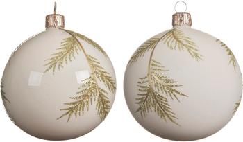 Kerstballen Zian Ø 8 cm, 6 stuks