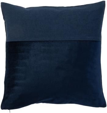Housse de coussin 40x40 bleu foncé Adelaide