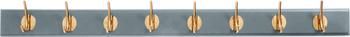 Garderobenleiste Edgy aus Holz mit 8 Haken