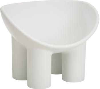 Design fauteuil Roly Poly in lichtgrijs