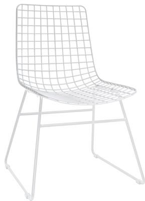 Kovová stolička Wire