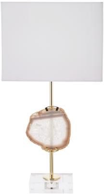 Lampada da tavolo con decorazione in agata Treasure