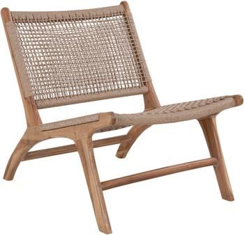 Fauteuil large bois de teck Derby