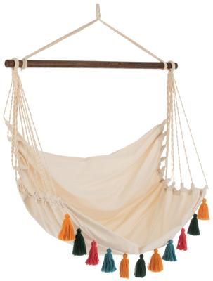 Silla colgante con borlas Quast