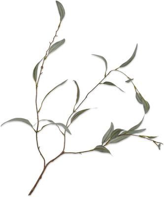 Branche d'olivier artificielle, verte