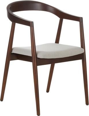 Krzesło z podłokietnikami  z drewna brzozowego Lloyd