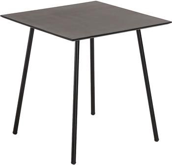 Petite table de balcon carré grise Mathis, 75 x 75 cm