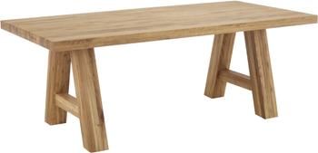 Mesa de comedor de madera de roble maciza Ashton