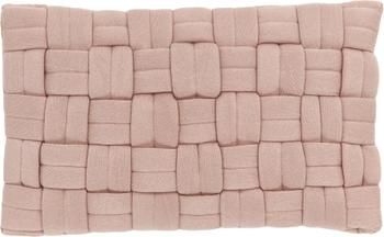 Housse de coussin rectangulaire vieux rose Norman