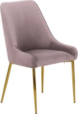 Chaise velours rembourré moderne Ava