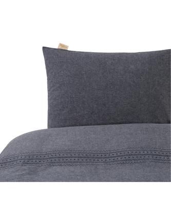 Geborduurd flanellen dekbedovertrek Pure Craft