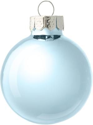 Weihnachtskugel-Set Evergreen in Blau