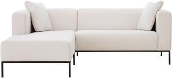 Canapé d'angle beige Carrie