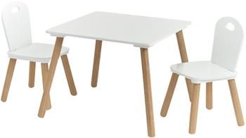 Komplet stołu z krzesłami dla dzieci Scandi, 3 elem.