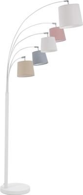 Lampada da terra con paralumi in tessuto Foggy